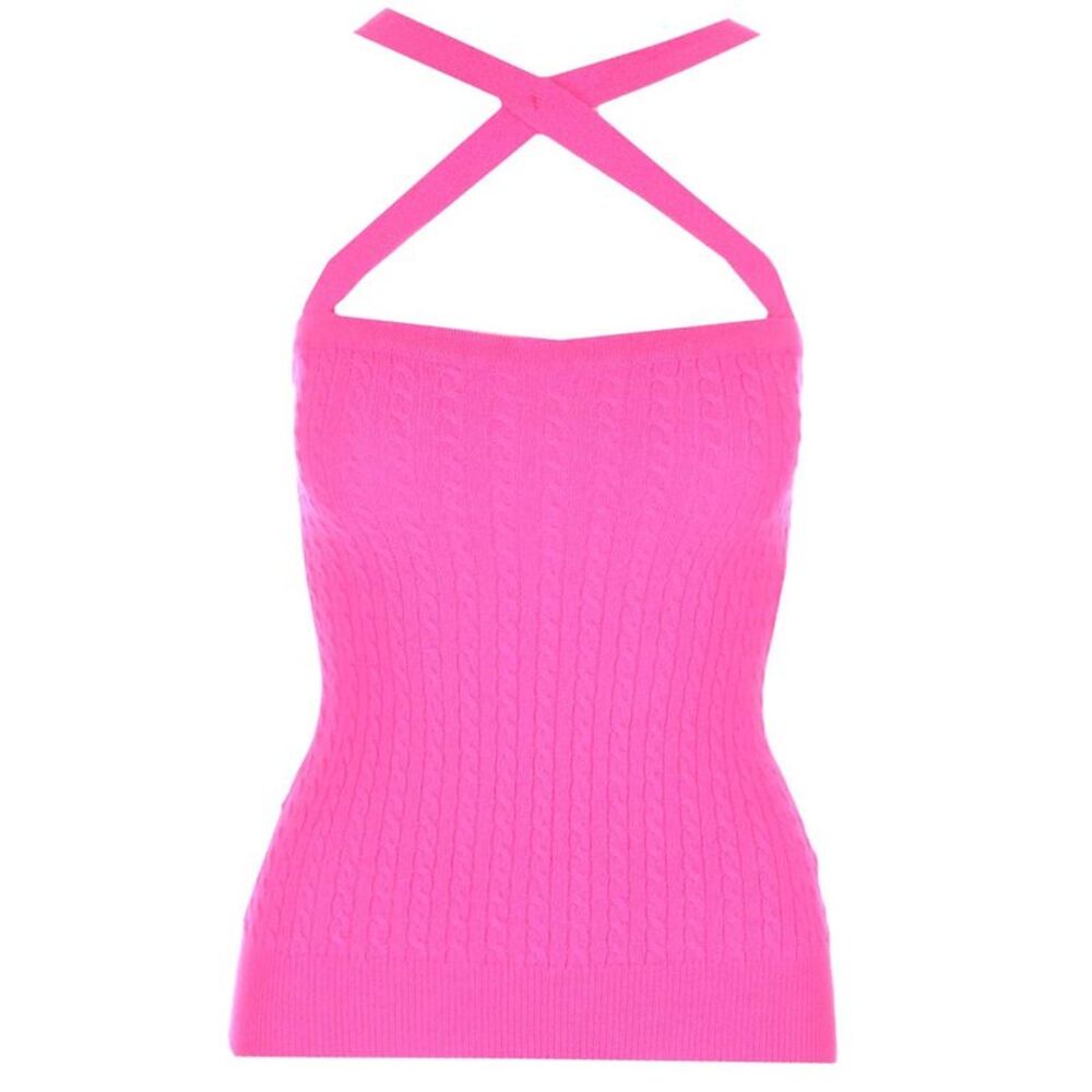Patou Women Fuchsia Top With Cross